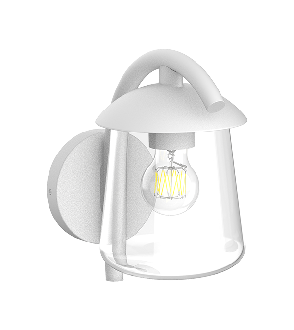 Lampu Dinding Kaca Atas Rata Bengkok Parrot HR60673 Lampu Dinding Kaca Atas Rata Bengkok Parrot HR60673