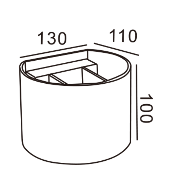 130 Lampu Dinding Separuh Bulatan Dua Hala Malapkan HR60431-G9 130 Lampu Dinding Separuh Bulatan Dua Hala Malapkan HR60431-G9