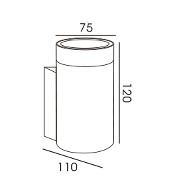 60 Lampu Dinding Sehala Tiub Aluminium (Pangkalan Khas AK) HR60253 60 Lampu Dinding Sehala Tiub Aluminium (Pangkalan Khas AK) HR60253