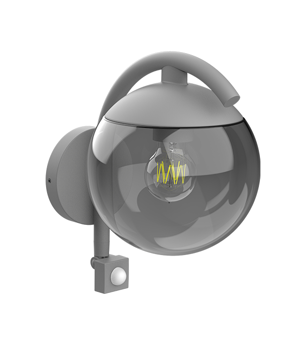 Lampu Dinding Aruhan Kaca Bulat Bengkok Parrot HR60671S Lampu Dinding Aruhan Kaca Bulat Bengkok Parrot HR60671S