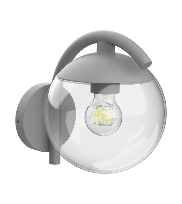 Lampu Dinding Kaca Bulat Bengkok Parrot HR60671 Lampu Dinding Kaca Bulat Bengkok Parrot HR60671