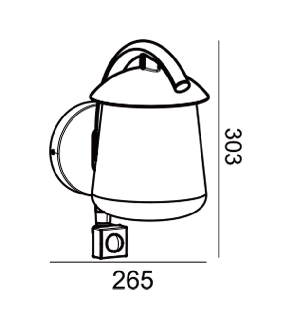Parrot Bend Flat Top Kaca Aruhan Lampu Dinding HR60673S Parrot Bend Flat Top Kaca Aruhan Lampu Dinding HR60673S