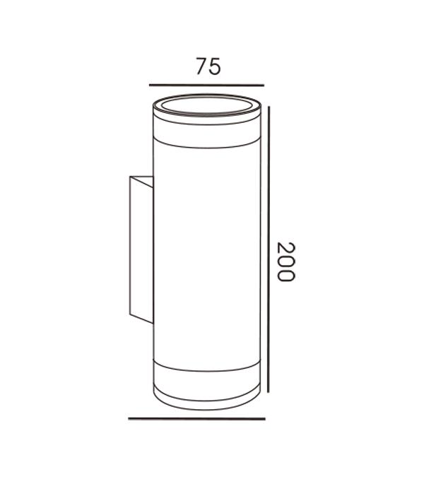 75 Paip Dwi Dek Dwi Kepala PAMM Penutup Lampu Dinding HR60278 75 Paip Dwi Dek Dwi Kepala PAMM Penutup Lampu Dinding HR60278