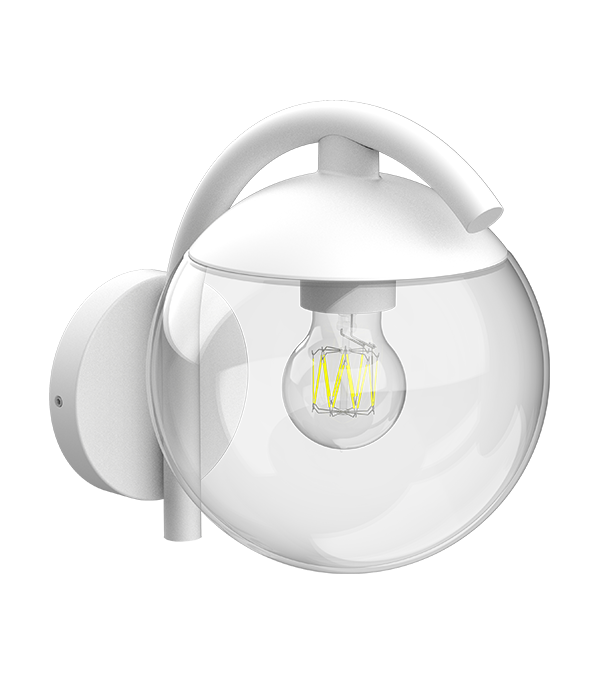 Lampu Dinding Kaca Bulat Bengkok Parrot HR60671 Lampu Dinding Kaca Bulat Bengkok Parrot HR60671