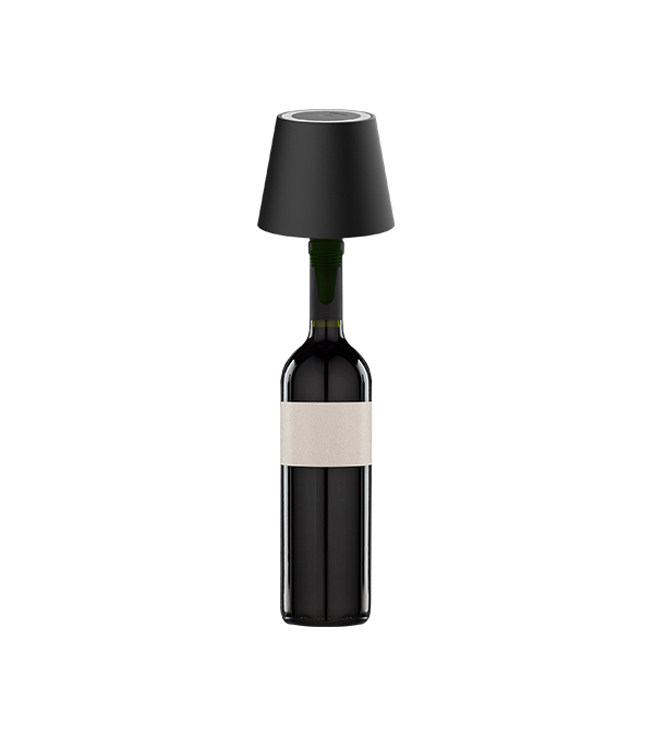 Lampu Meja Mengecas Botol Wain Jenis Teduh HR95045 Lampu Meja Mengecas Botol Wain Jenis Teduh HR95045