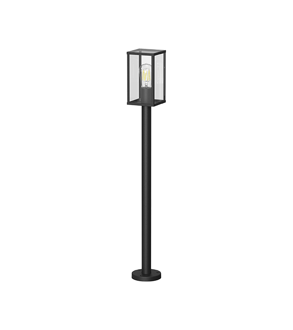 Lampu Taman Kawalan Cahaya Berkaca Empat Sisi HR60722-350 Lampu Taman Kawalan Cahaya Berkaca Empat Sisi HR60722-350