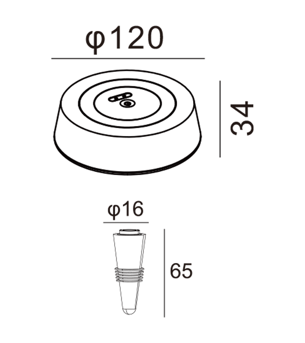 Lampu Pengecasan Botol Wain Rata HR95055 Lampu Pengecasan Botol Wain Rata HR95055