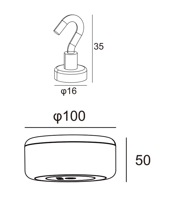 Lampu Pengecas Cangkuk HR95017 Lampu Pengecas Cangkuk HR95017