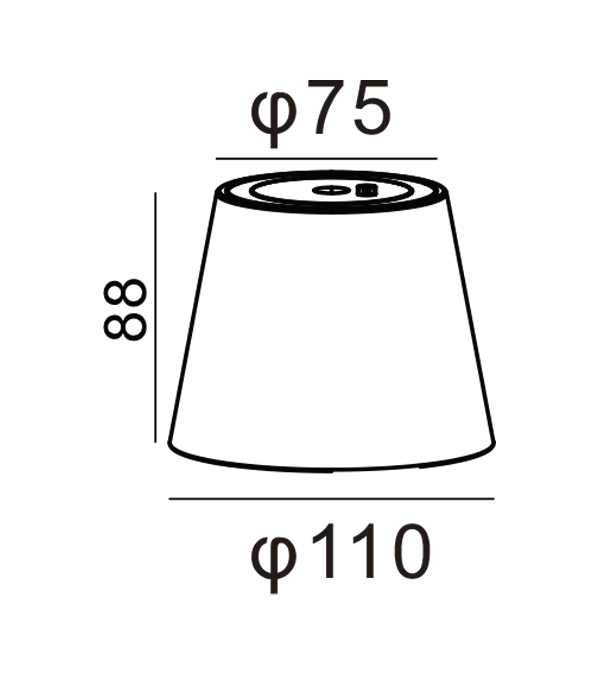 Lampu Boleh Dicas Semula Tudung Lampu HR95041 Lampu Boleh Dicas Semula Tudung Lampu HR95041