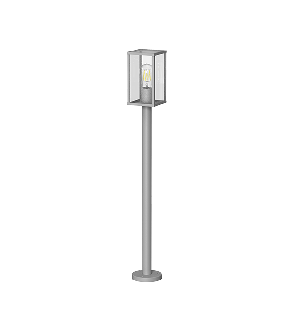 Lampu Taman Kawalan Cahaya Berkaca Empat Sisi HR60722-800 Lampu Taman Kawalan Cahaya Berkaca Empat Sisi HR60722-800