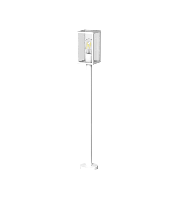 Lampu Taman Kawalan Cahaya Berkaca Empat Sisi HR60722-350 Lampu Taman Kawalan Cahaya Berkaca Empat Sisi HR60722-350