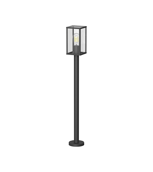 Lampu Taman Kawalan Cahaya Berkaca Empat Sisi HR60722-800 Lampu Taman Kawalan Cahaya Berkaca Empat Sisi HR60722-800