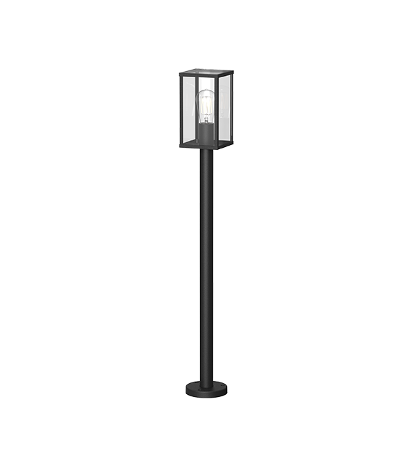 Lampu Taman Kawalan Cahaya Berkaca Empat Sisi HR60722-600 Lampu Taman Kawalan Cahaya Berkaca Empat Sisi HR60722-600