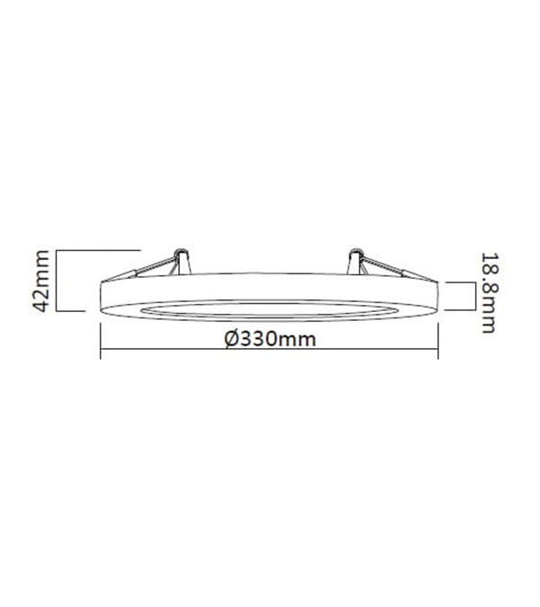 Lampu Siling LED 330 HR10101 Lampu Siling LED 330 HR10101