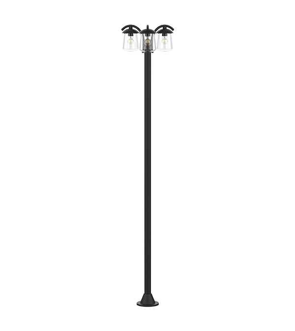 Tiga Lampu Taman Atas Rata HR60704 Tiga Lampu Taman Atas Rata HR60704