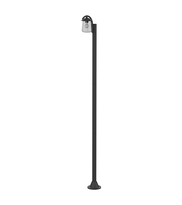 Lampu Taman Atas Rata Kepala Tunggal HR60702 Lampu Taman Atas Rata Kepala Tunggal HR60702